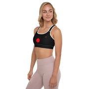 "New York Energy Red Sports Bra: Dynamic Comfort for the Active Urbanite"