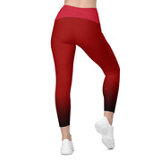 "Horoscope Heat: Aries blaze, Red Sexy Leggings for Every Sign"