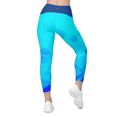 "Icy Seduction: Elevate Your Style with Ice Blue Sexy Leggings"