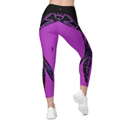 “Neon Matrix: Cyberpunk Leggings for the Athletic Trailblazer”