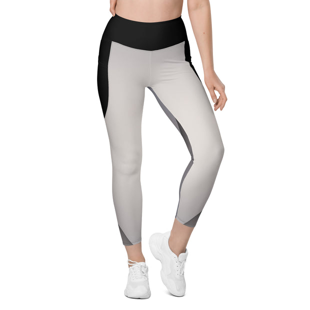 "Urban Gray: Essential Leggings with Pockets"