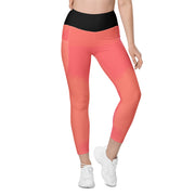 "Tropical Temptation: Embrace the Heat in Orange Sexy Leggings"