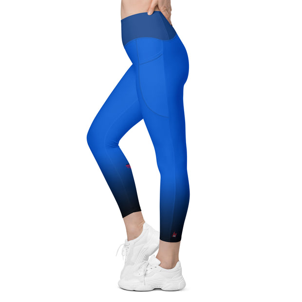 "Scorpio Seduction: Zodiac Blue Leggings"