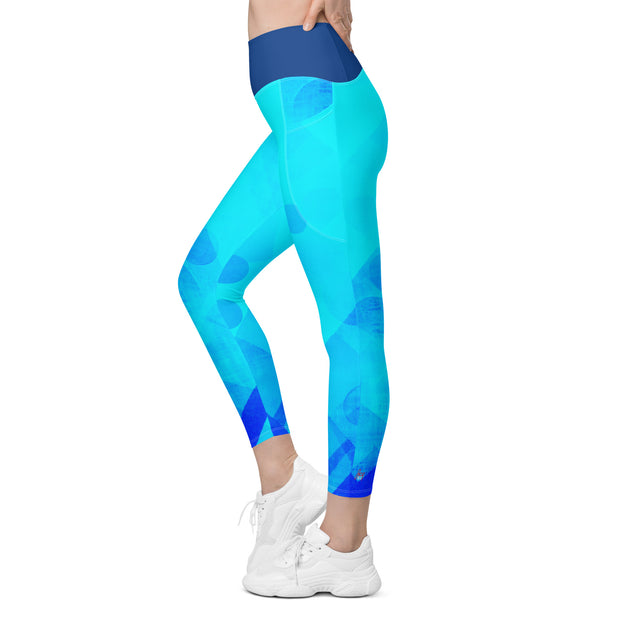 "Icy Seduction: Elevate Your Style with Ice Blue Sexy Leggings"