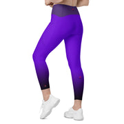 "Royal Ambition: Purple Capricorn Sexy Leggings"