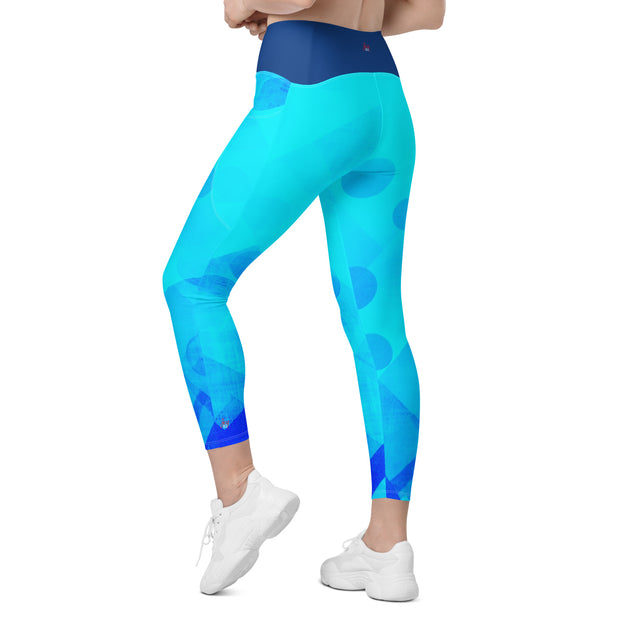 "Icy Seduction: Elevate Your Style with Ice Blue Sexy Leggings"