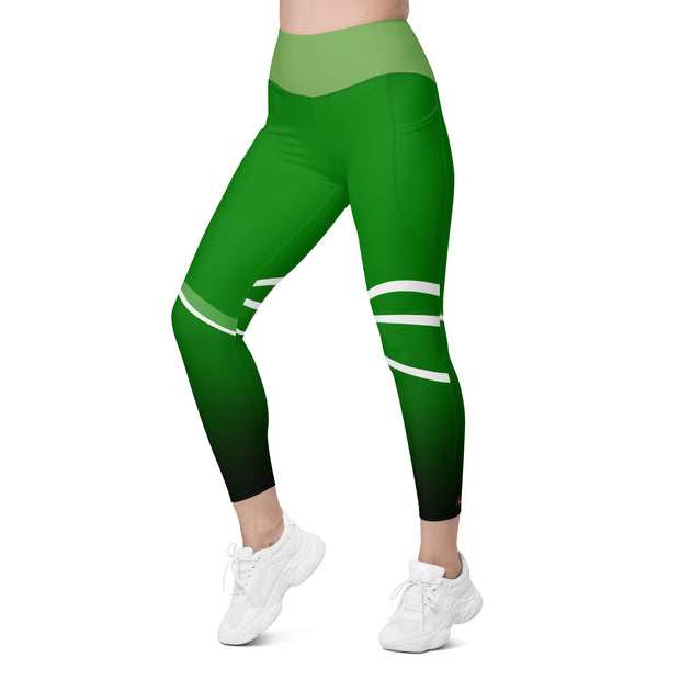 "Green Earth Goddess: Sexy Taurus Leggings"