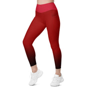 "Horoscope Heat: Aries blaze, Red Sexy Leggings for Every Sign"