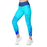 "Icy Seduction: Elevate Your Style with Ice Blue Sexy Leggings"