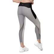 "Urban Gray: Essential Leggings with Pockets"