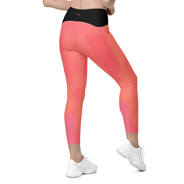 "Tropical Temptation: Embrace the Heat in Orange Sexy Leggings"