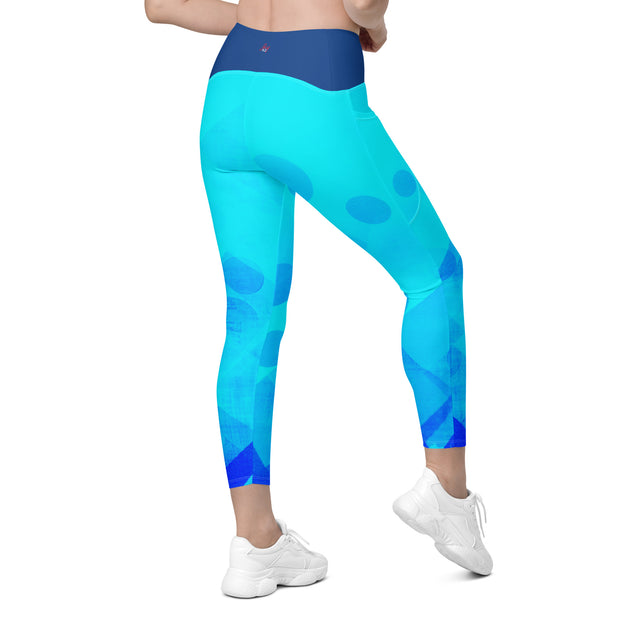 "Icy Seduction: Elevate Your Style with Ice Blue Sexy Leggings"