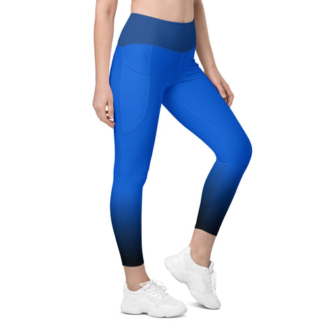 "Scorpio Seduction: Zodiac Blue Leggings"