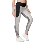 "Urban Gray: Essential Leggings with Pockets"