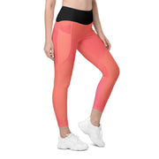 "Tropical Temptation: Embrace the Heat in Orange Sexy Leggings"