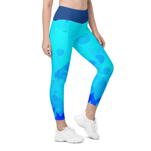 "Icy Seduction: Elevate Your Style with Ice Blue Sexy Leggings"