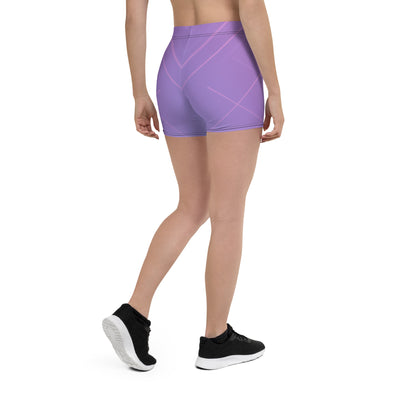 "Lavender Whimsy: Step into Elegance with Our Purple Legging Shorts"