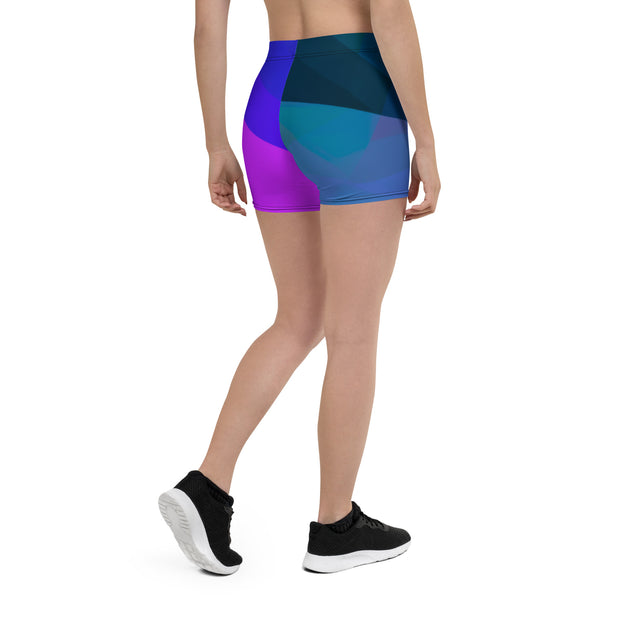 "Kaleidoscope Comfort: Vibrant Multi-Color Shorts"