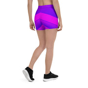 "Passion Fusion: Step into the Sensual World of Purple and Pink Shorts"