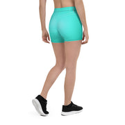 "Emerald Allure: Step into a World of Style with Green Leggings Shorts"