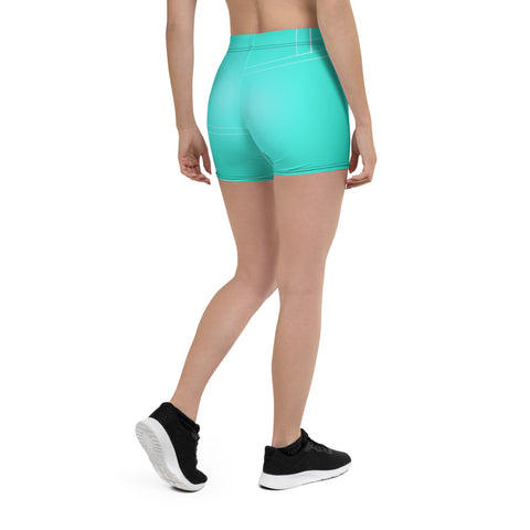 "Emerald Allure: Step into a World of Style with Green Leggings Shorts"