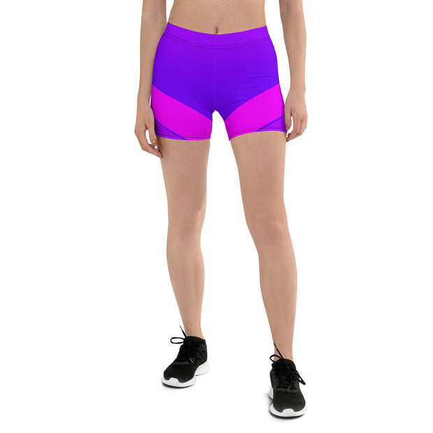 "Passion Fusion: Step into the Sensual World of Purple and Pink Shorts"