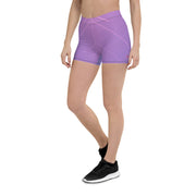 "Lavender Whimsy: Step into Elegance with Our Purple Legging Shorts"