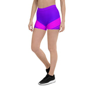 "Passion Fusion: Step into the Sensual World of Purple and Pink Shorts"