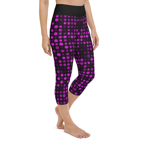 "Polka-Dot Passion: Sexy Pink Leggings"