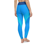 "Skyline Charm: Light Blue Leggings for a Delicate, Sexy Appeal"