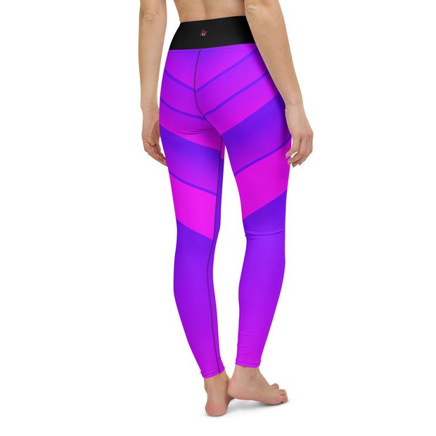 "Seductive Harmony: Ignite Passion with Our Sexy Pink and Blue Leggings"