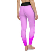 "Blush Blossom: Embrace the Charm of Pink with Our Radiant Leggings