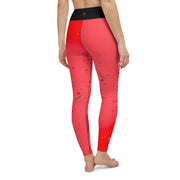 "Step into a World of Vibrant Red Leggings"