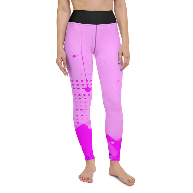 "Blush Blossom: Embrace the Charm of Pink with Our Radiant Leggings