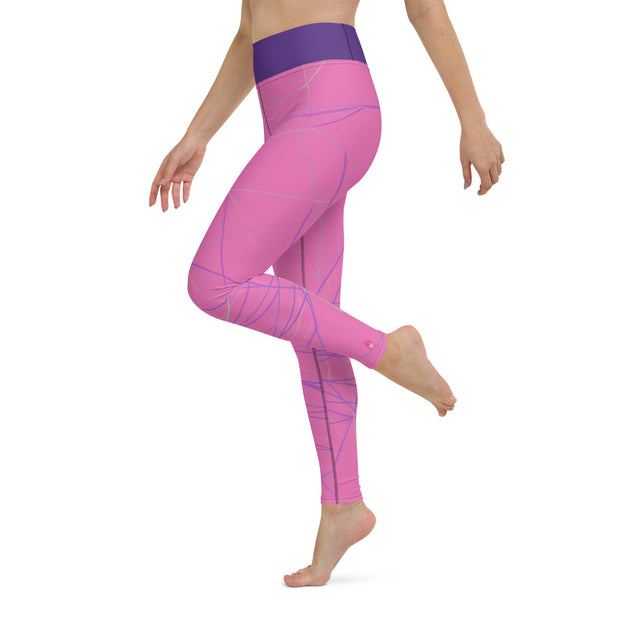 "Blush Harmony: Experience Ultimate Comfort in Our Radiant Pink Leggings"