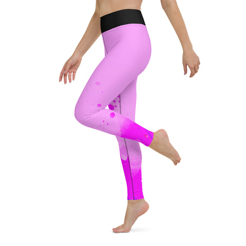 "Blush Blossom: Embrace the Charm of Pink with Our Radiant Leggings