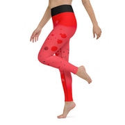 "Step into a World of Vibrant Red Leggings"