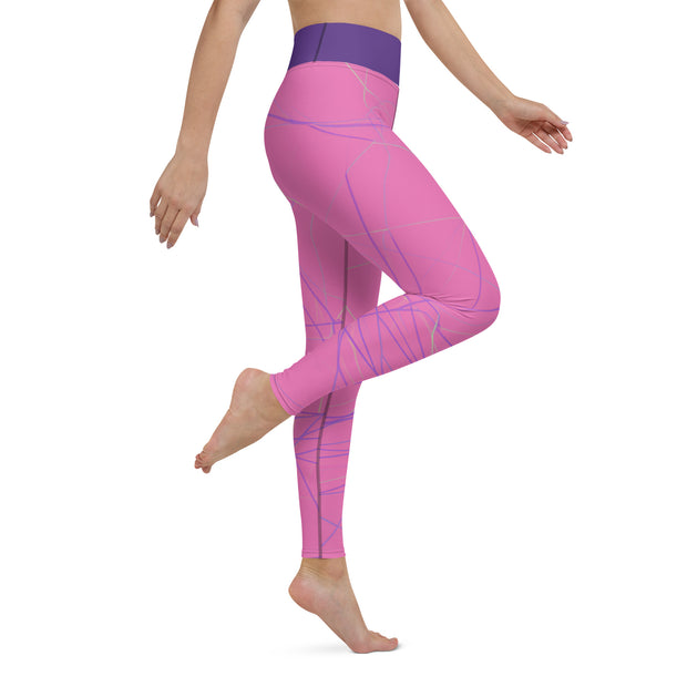 "Blush Harmony: Experience Ultimate Comfort in Our Radiant Pink Leggings"