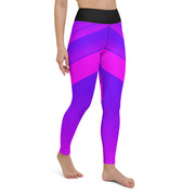 "Seductive Harmony: Ignite Passion with Our Sexy Pink and Blue Leggings"