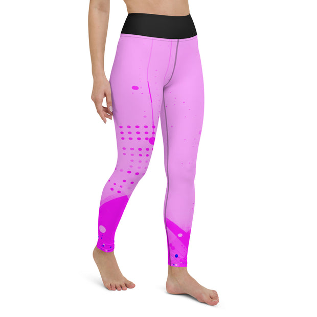 "Blush Blossom: Embrace the Charm of Pink with Our Radiant Leggings